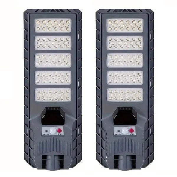 Pack 2 Focos LED Solar 500 Watts Con Sensor De Movimiento y Control Remoto IP65