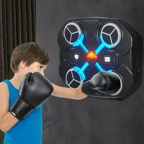 Maquina De Boxeo Para Niños Full Diversión + Incluye Guantes de Regalo 🎁 StrikeBeat Kids™